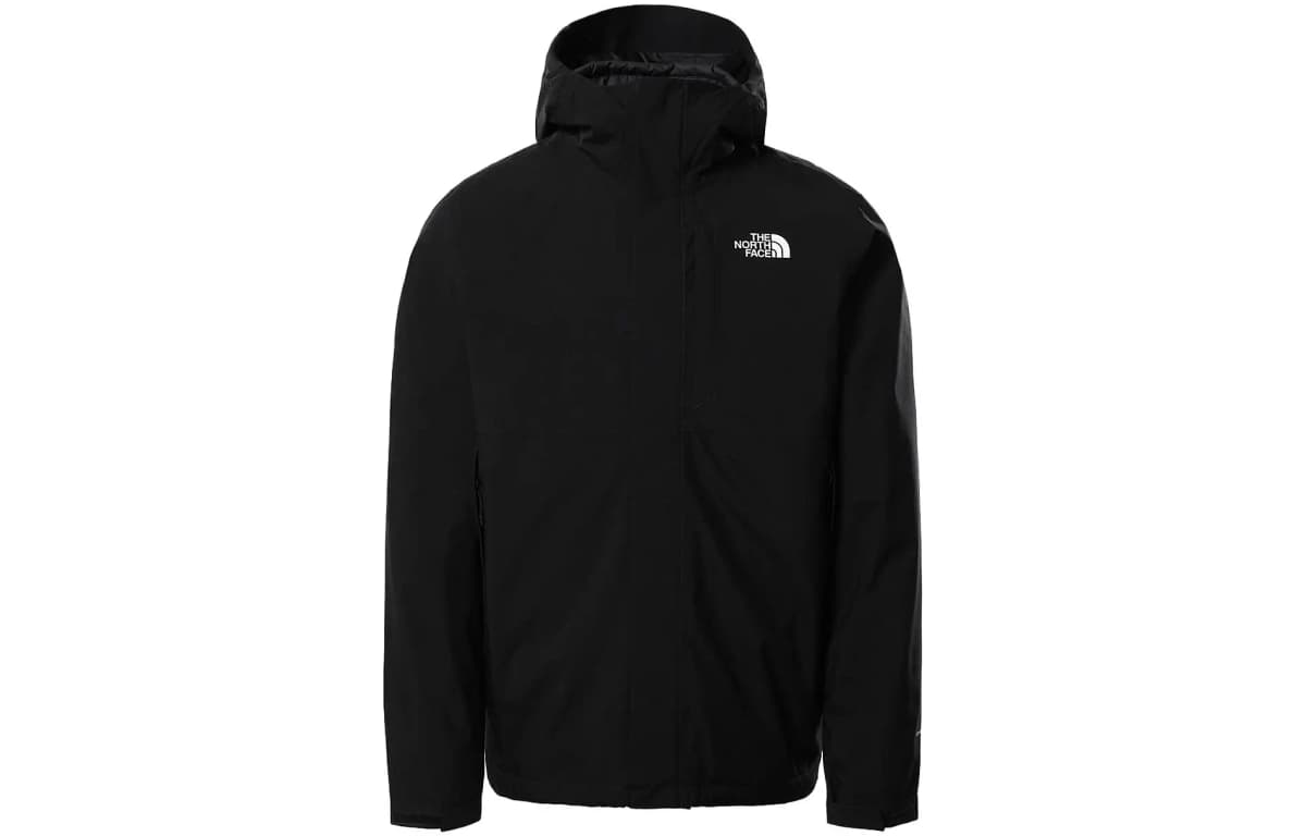 THE NORTH FACE Carto Triclimate Outdoor Hiking Water-Resistant Windproof Breathable Windbreaker Jacket Men's Black 3