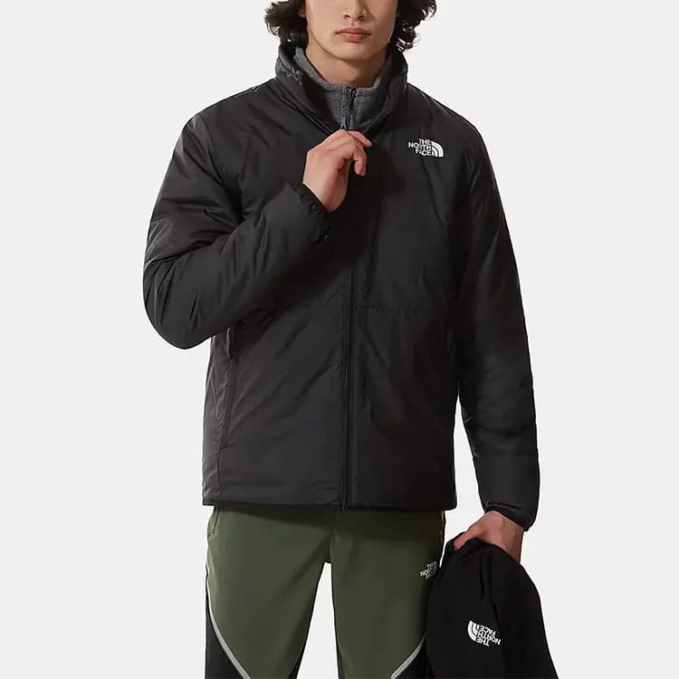 THE NORTH FACE Carto Triclimate Outdoor Hiking Water-Resistant Windproof Breathable Windbreaker Jacket Men's Black 6