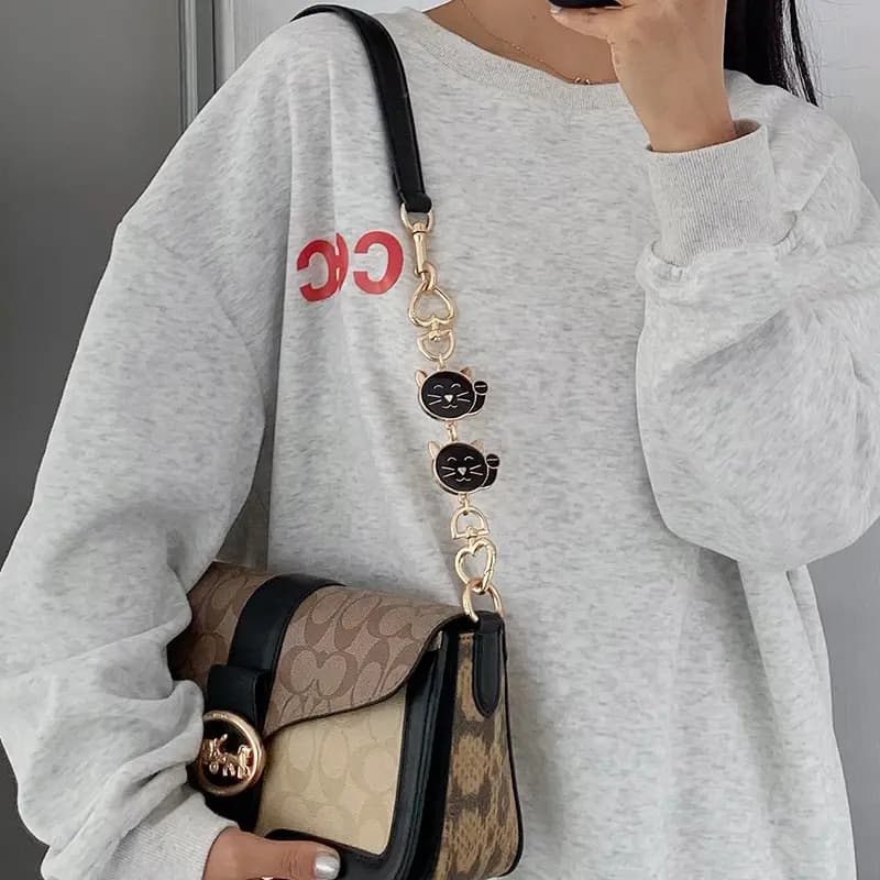 Lan Bao Fan Metal Alloy Bag Accessory Women's Gold tone 41