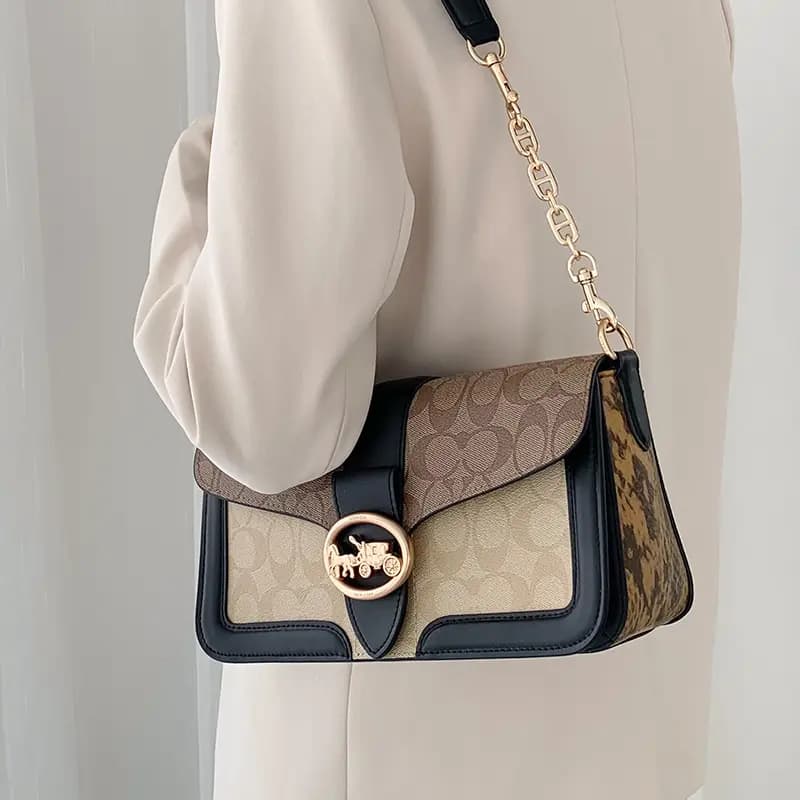 Lan Bao Fan Metal Alloy Bag Accessory Women's Gold tone 11