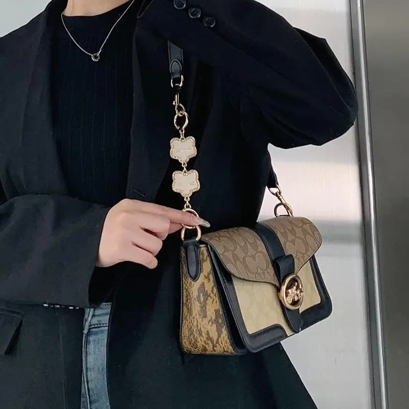Lan Bao Fan Metal Alloy Bag Accessory Women's Gold tone 49