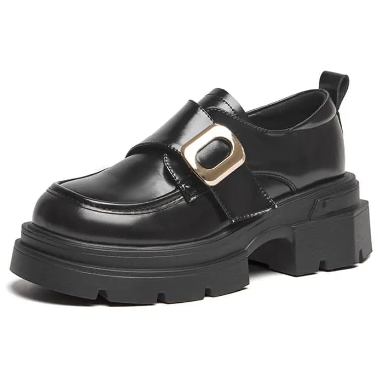 AGSDON Qadın Loafer Ayaqqabısı Qara 2