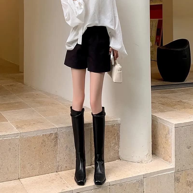 Echo&yolo Chelsea Boots 2.5cm Women's Black Classic 23