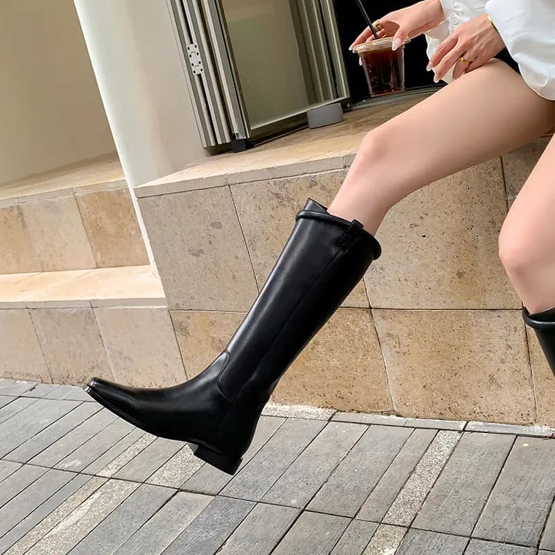 Echo&yolo Chelsea Boots 2.5cm Women's Black Classic 15