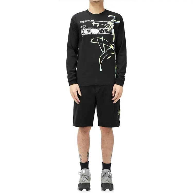 STONE ISLAND 64651 Pambıq Şort 5