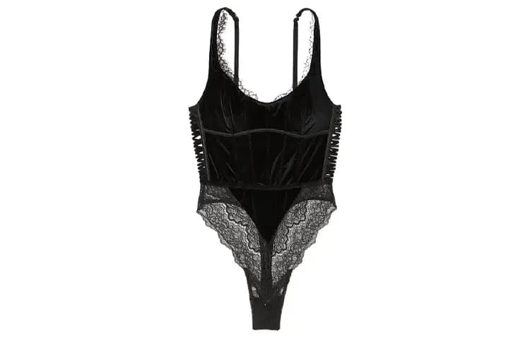 VICTORIA'S SECRET Bodisuit Qadın Qara