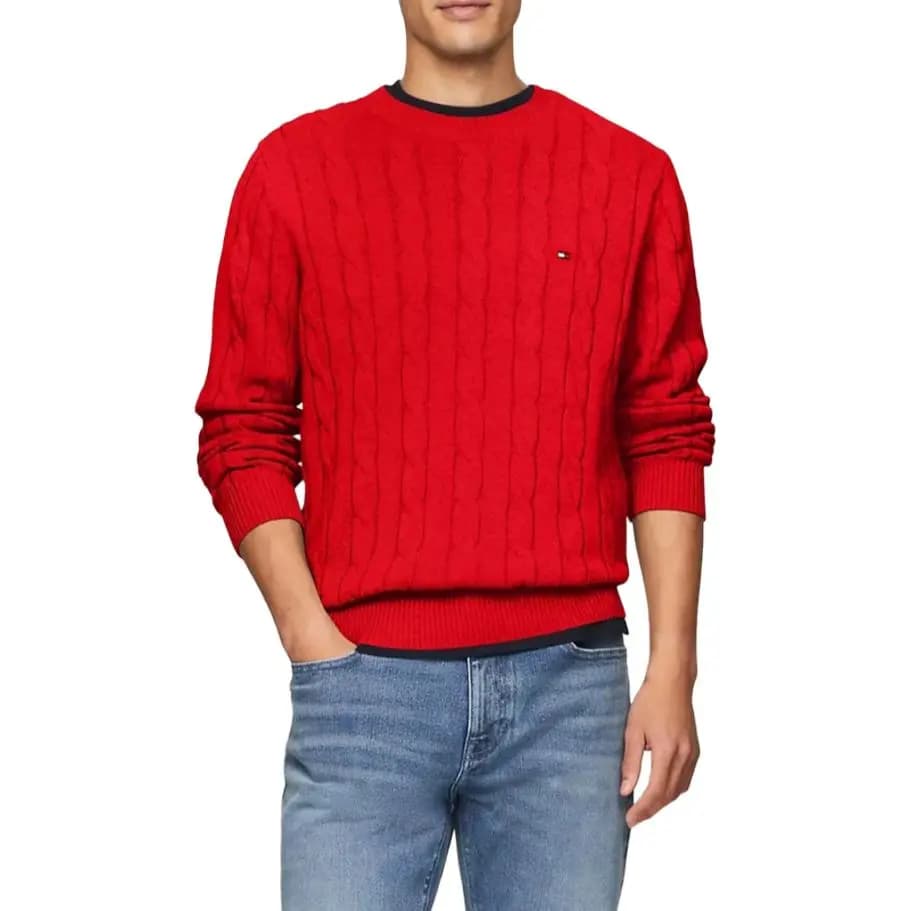 Tommy Hilfiger Kişi Cemper Qırmızı 3