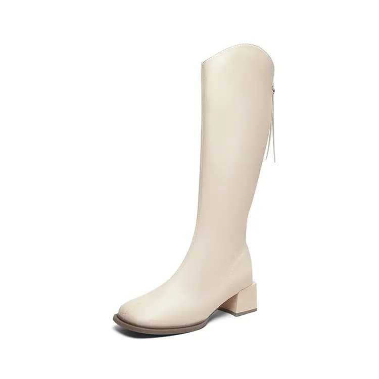 Mulinsen Knee-high Boots 4.8cm Women's 10