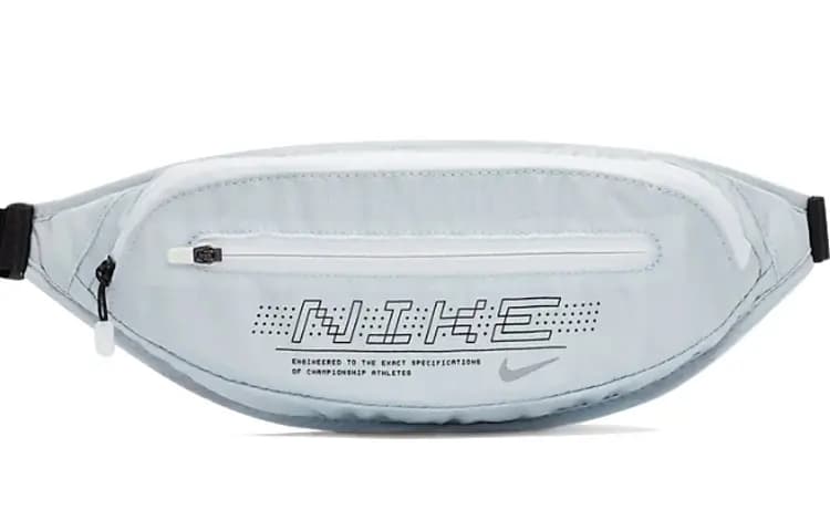 Nike Polyester Fanny Pack Regular Unisex Light Blue Gray