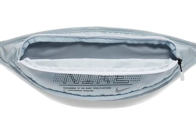 Nike Polyester Fanny Pack Regular Unisex Light Blue Gray 3