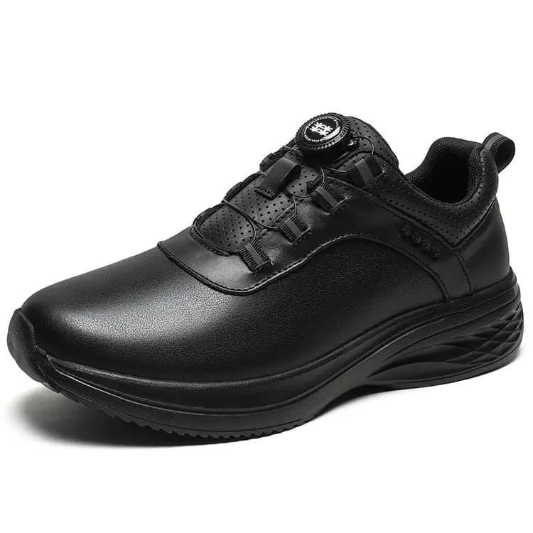 Mulinsen Sports Leather Shoes Men's Casual Shoes Men's Black 3