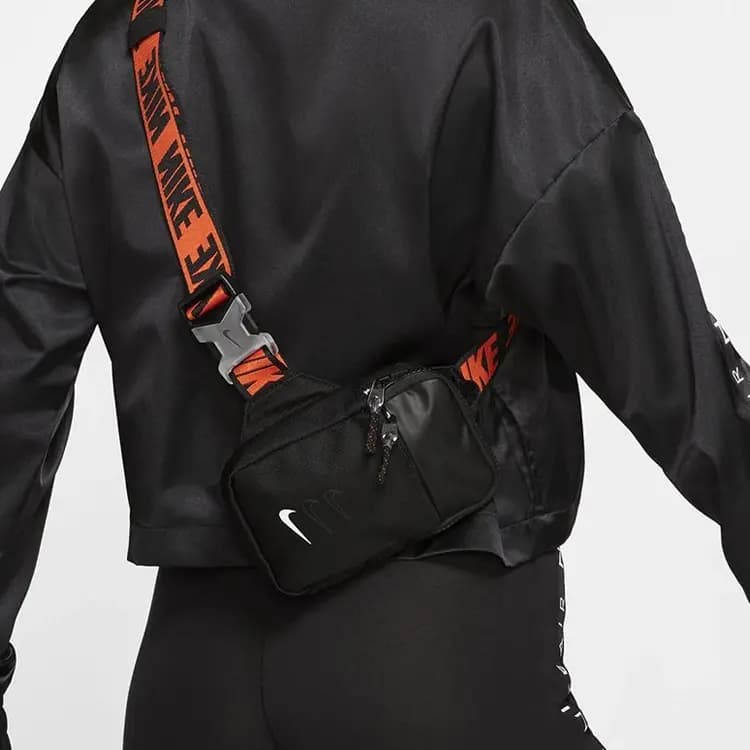 Nike Polyester Crossbody Bag Sling Bag Regular Unisex Black 7