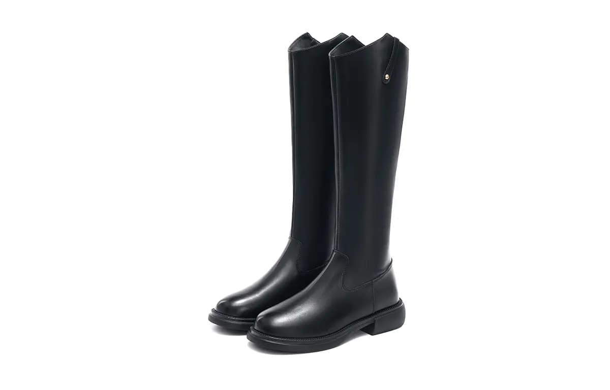 HLA Knee-high Boots 3.5cm Women's 10