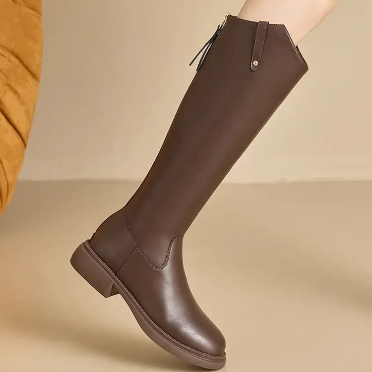 HLA Knee-high Boots 3.5cm Women's 8