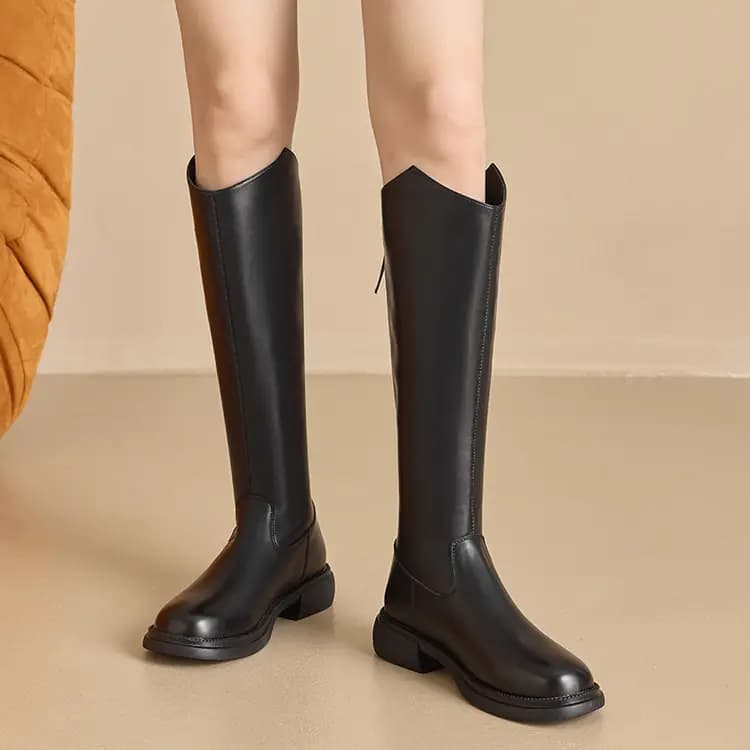 HLA Knee-high Boots 3.5cm Women's 15