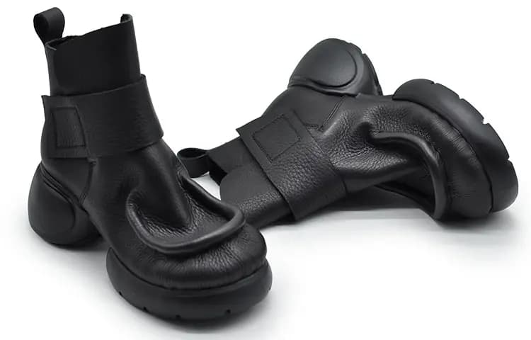 ARTMU Ankle Boots Chunky Heel Women's 5