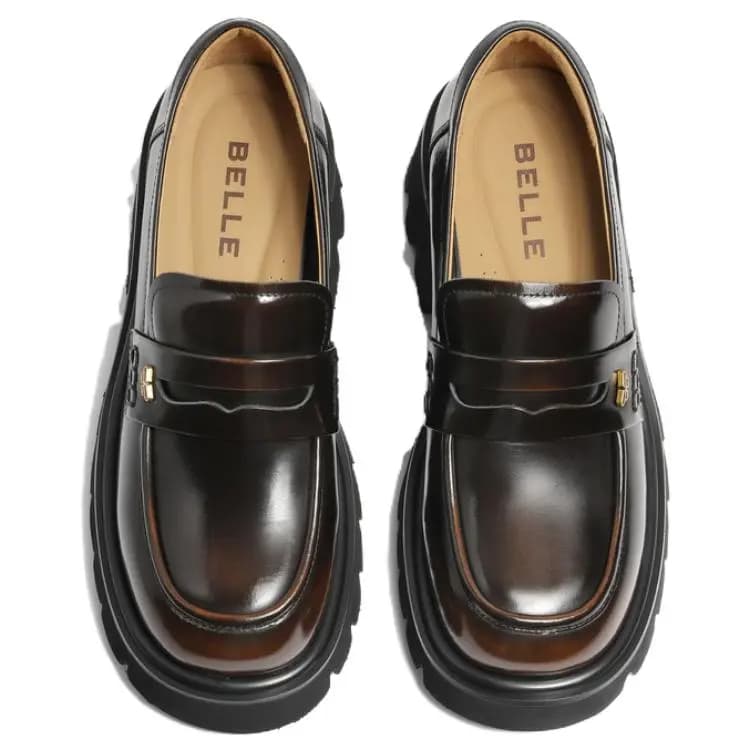 BELLE Dəri Loafer Qadın 4