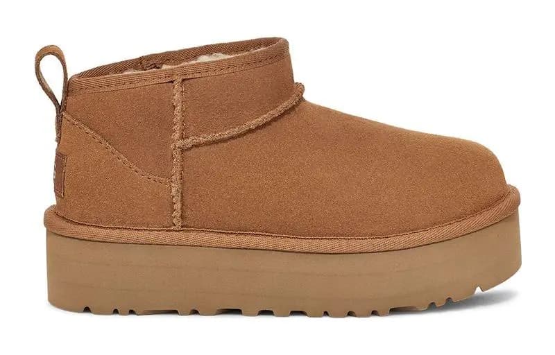UGG Classic Ultra Mini Platform Uşaq Çəkməsi Chestnut 2