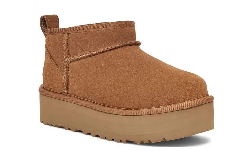 UGG Classic Ultra Mini Platform Uşaq Çəkməsi Chestnut 4