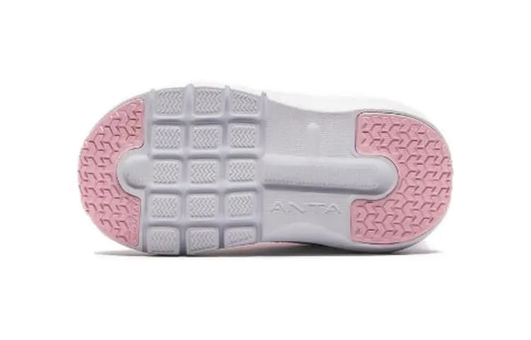 Antakids Cushioning Wear-Resistant Low-Top Toddler Shoes White Pink Blue Infant And Toddler 5