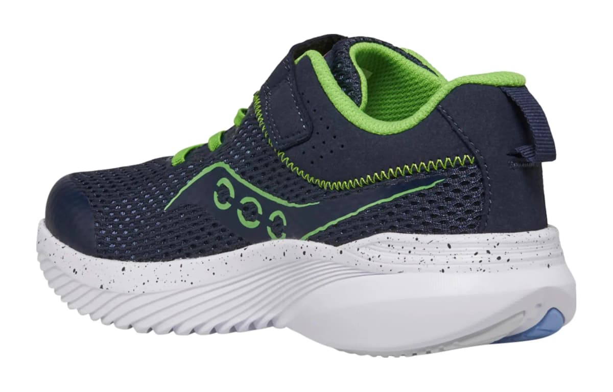 saucony Kinvara 14 A/C Uşaq Qaçış Ayaqqabısı Göy/Yaşıl 5