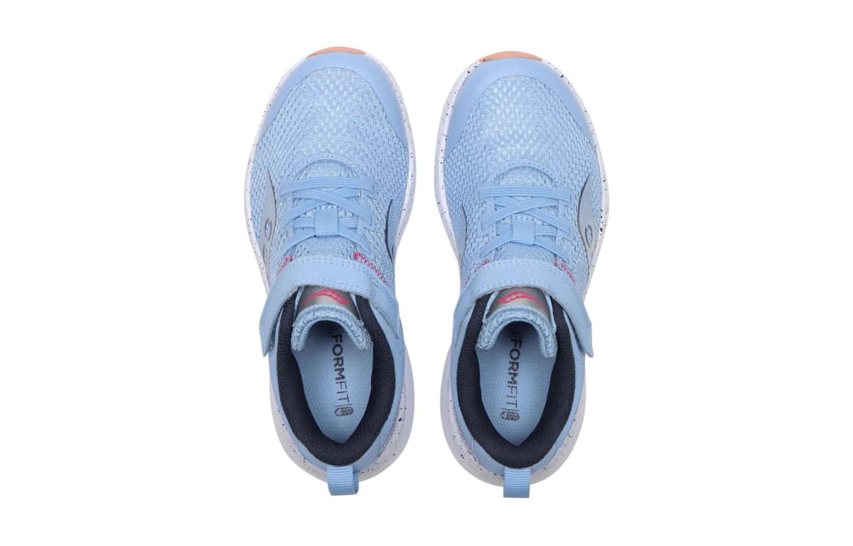 saucony Kinvara 14 A/C Big Kid 'Light Blue' 3