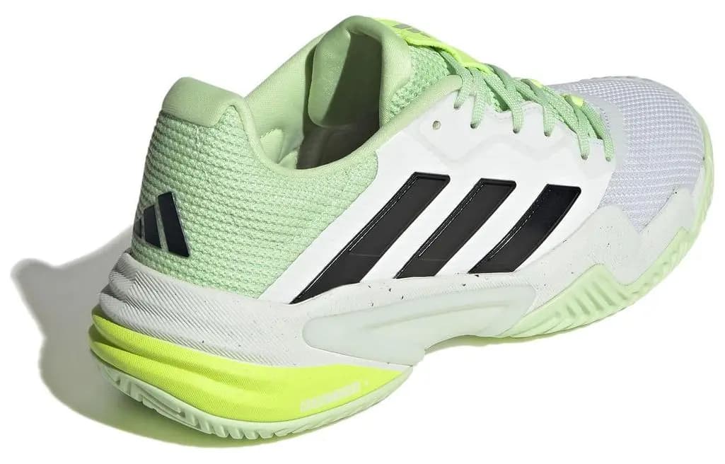 Adidas Barricade 13 Cloud White Core Black Semi Green Spark 3