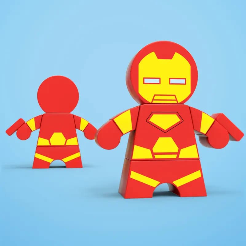 Wooden Play Family Marvel Character The Avengers Figure Derivatives/IP Merch 7