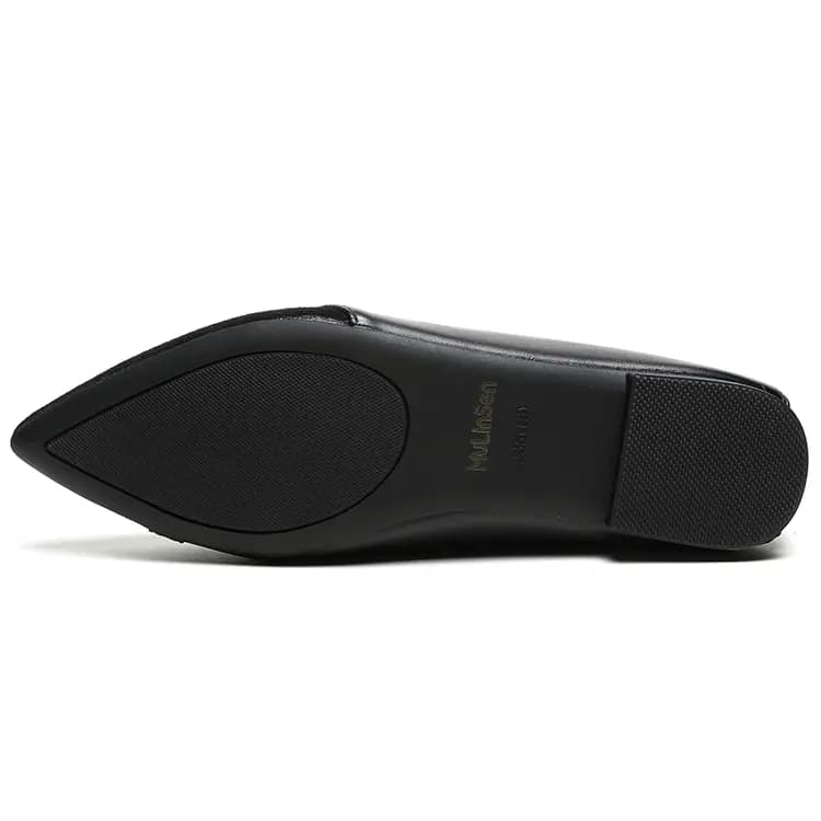 Mulinsen PU Fabric Classic Simple Fashion Lady Commute Slip-On Soft Sole Comfortable Anti-Slip Women's Casual Shoes 5