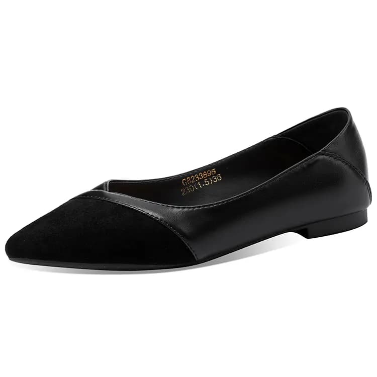 Mulinsen PU Fabric Classic Simple Fashion Lady Commute Slip-On Soft Sole Comfortable Anti-Slip Women's Casual Shoes 3