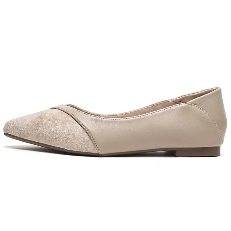 Mulinsen PU Fabric Classic Simple Fashion Lady Commute Slip-On Soft Sole Comfortable Anti-Slip Women's Casual Shoes 8