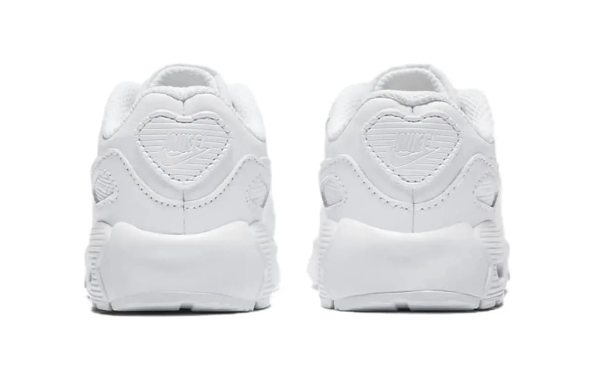 Nike Air Max 90 Leather Triple White TD 4