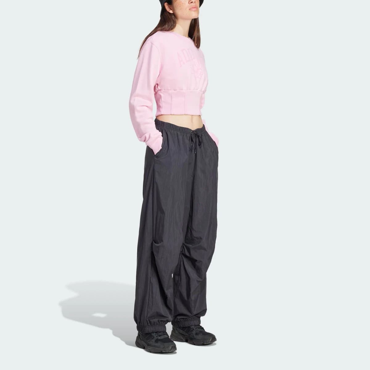 adidas originals CREW SWEATSHIRT Qadın Sweatshirt Çəhrayı 4
