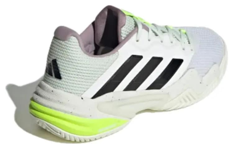 Adidas Barricade 13 Qadın Ayaqqabısı Ağ/Qara/Yaşıl 4