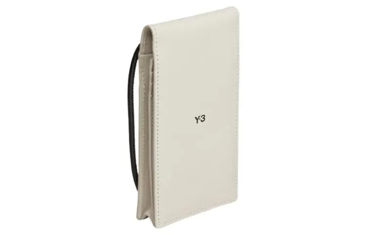 Y-3 Dəri Çiyin Çantası Unisex Talc 2