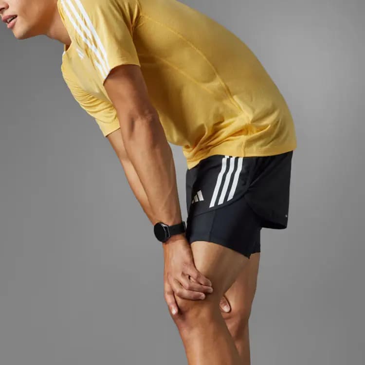 adidas Own The Run 2-In-1 Kişi Şortu Qara 7