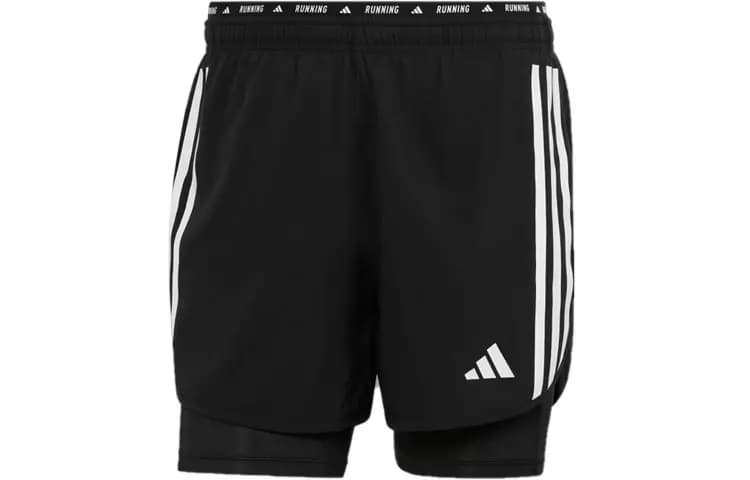 adidas Own The Run 2-In-1 Kişi Şortu Qara