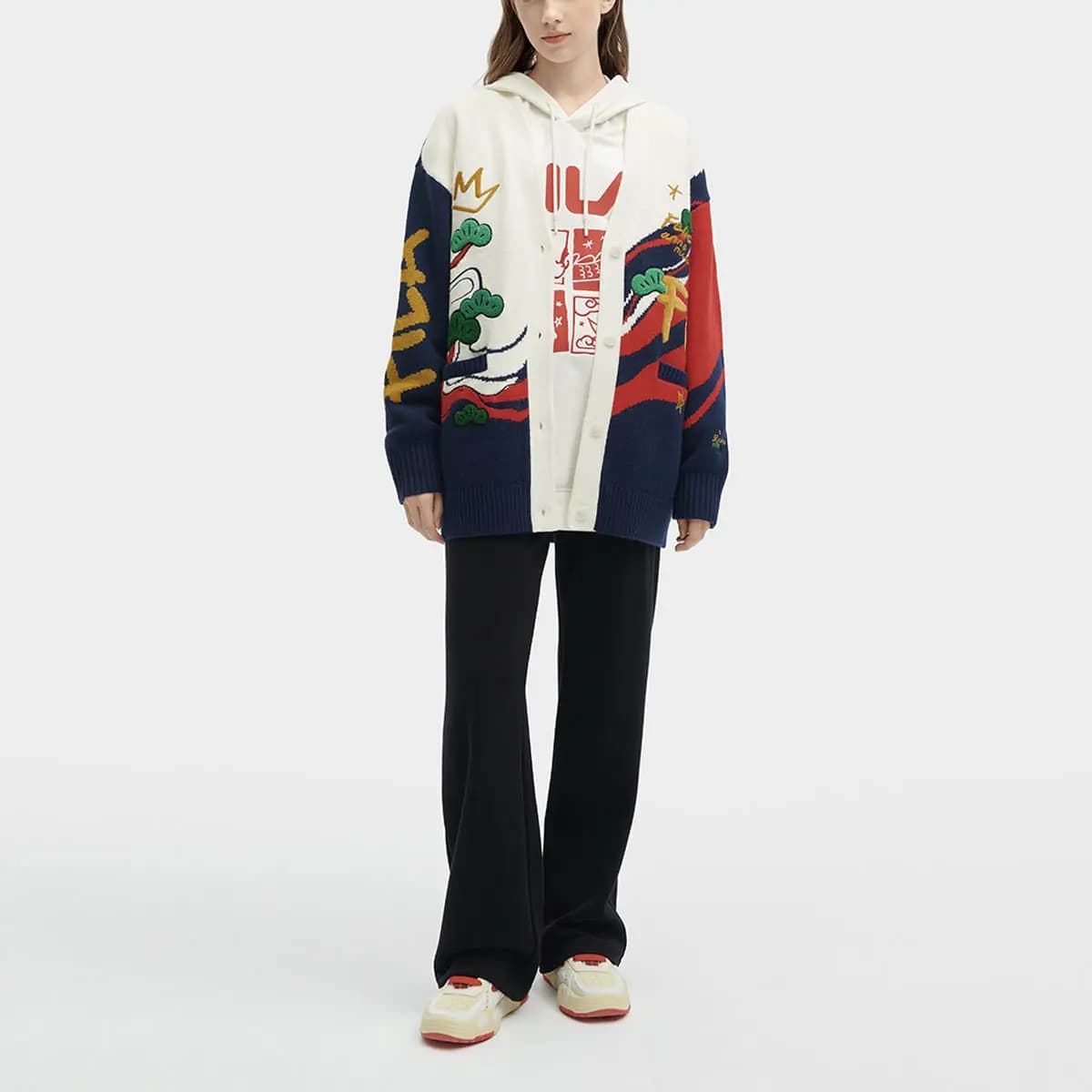 FILA Sweater Women's Cloud White 4
