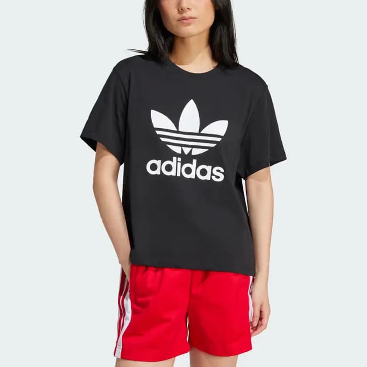 Adidas Adicolor Trefoil 'Black' T shirt 2