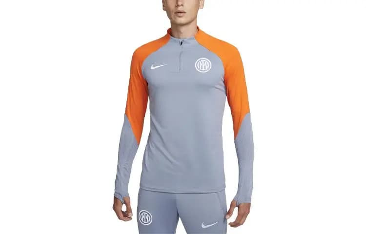 Nike Inter Milan Strike Üçüncü Futbol Köynəyi Kişi Boz/Ağ