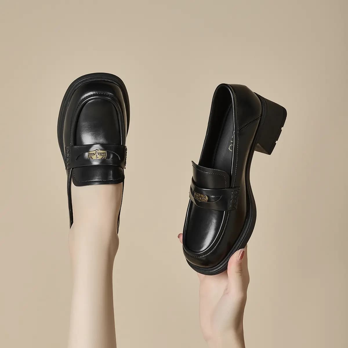 GEMEIQ Vintage Qadın Loafer 5sm 3