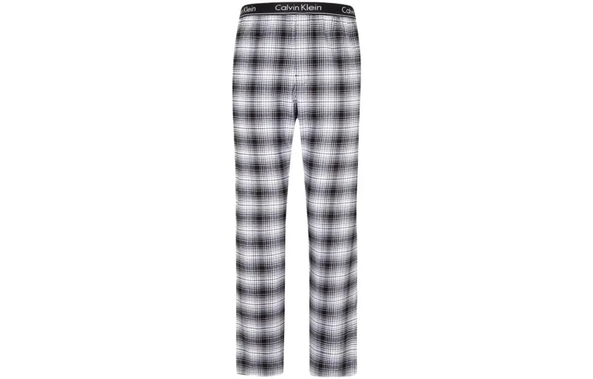 CK/Calvin Klein Pajama Şalvarı Kişi Qara/Ağ