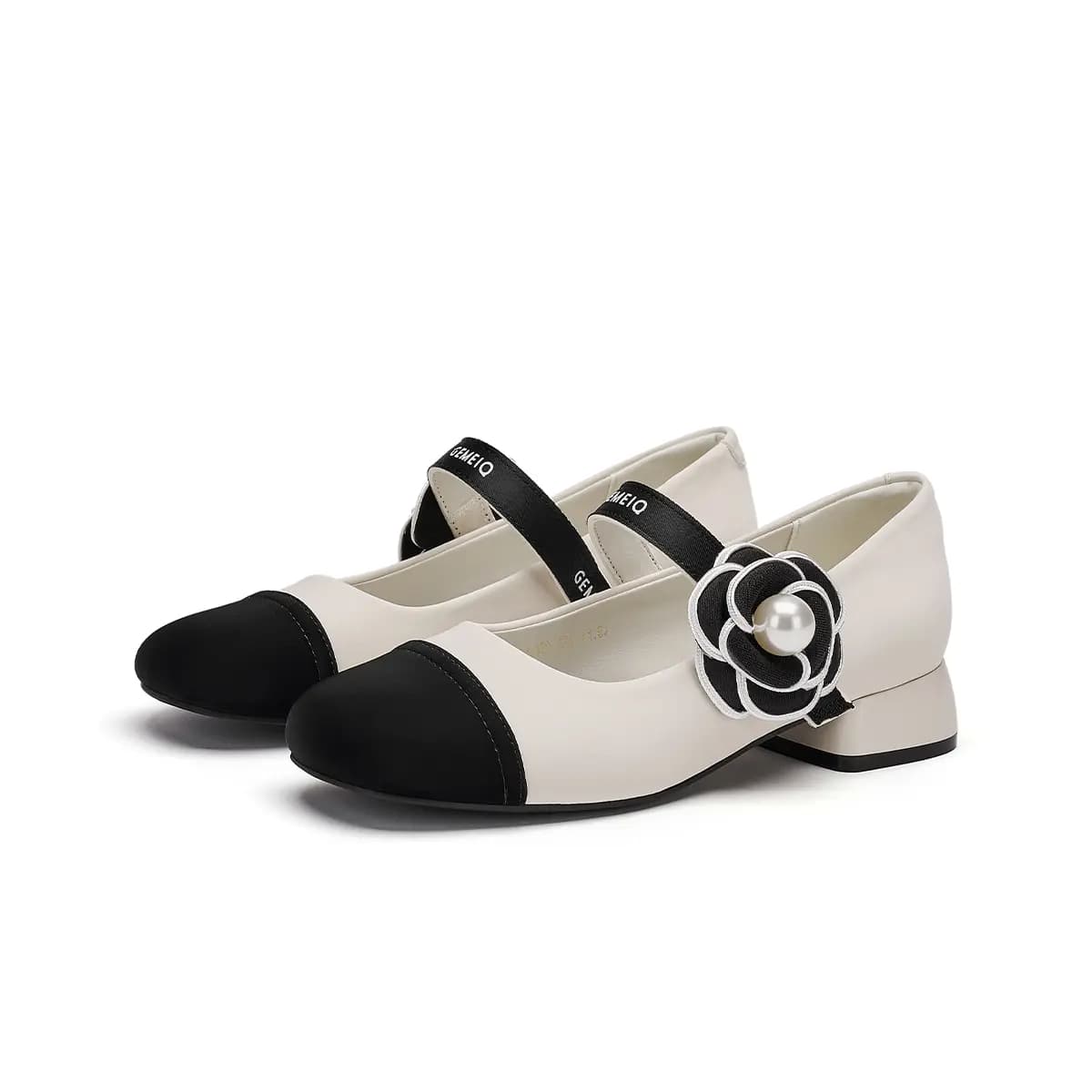 GEMEIQ Chunky Heel Mary Jane Shoes 3cm Women's 2