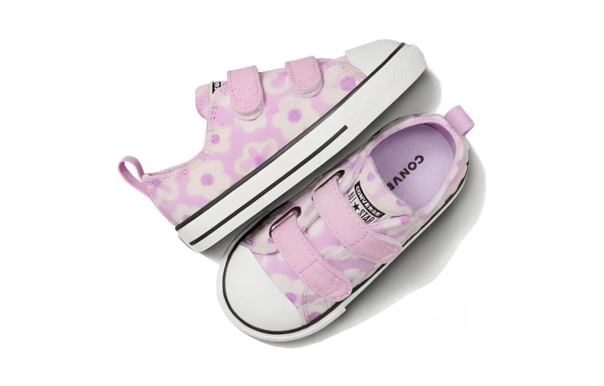 Converse Chuck Taylor All Star Alçaqboğazlı Uşaq Kətan Ayaqqabısı Bənövşəyi 4