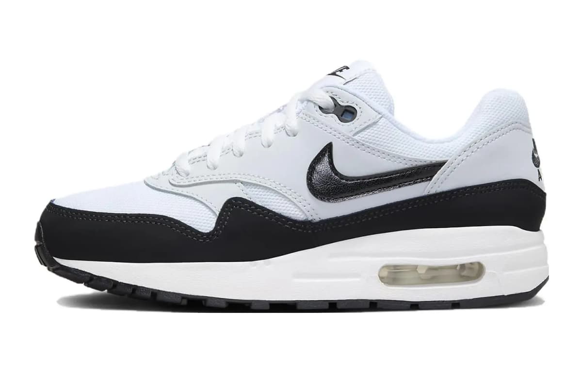 Nike Air Max 1 White Black GS 3