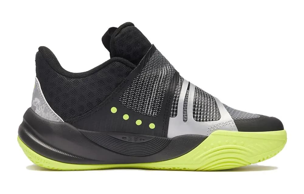 FILA ALPHA 3 Uşaq Basketbol Ayaqqabısı Qara/Sarı 2