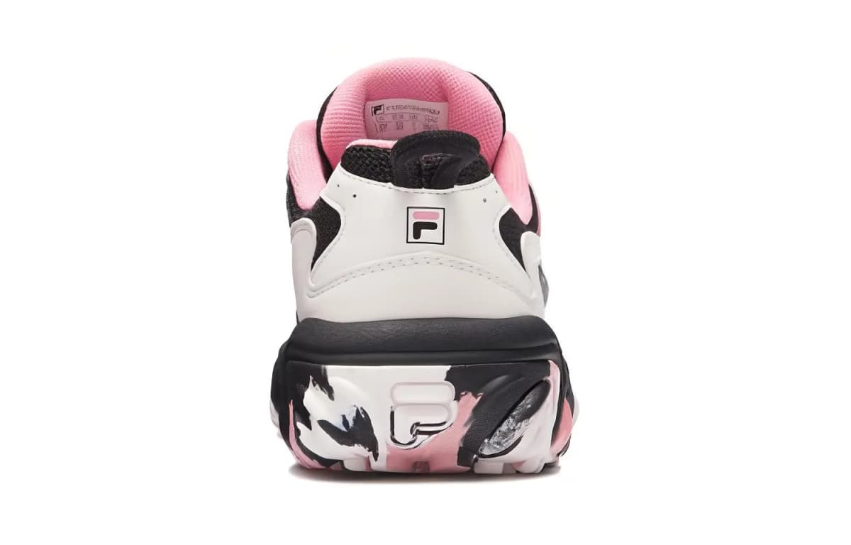 FILA KIDS TGR 4 Slip-Resistant Low-Top Kids' Outdoor Shoes Black Pink Teenagers 4