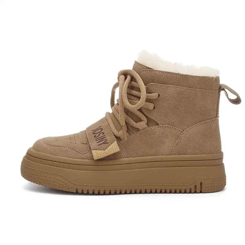 Zhuoshini Microfiber Leather Fabric Comfortable Short Boots Women's