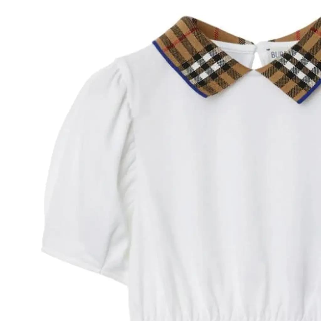 Burberry FW23 Uşaq Donu Ağ 4