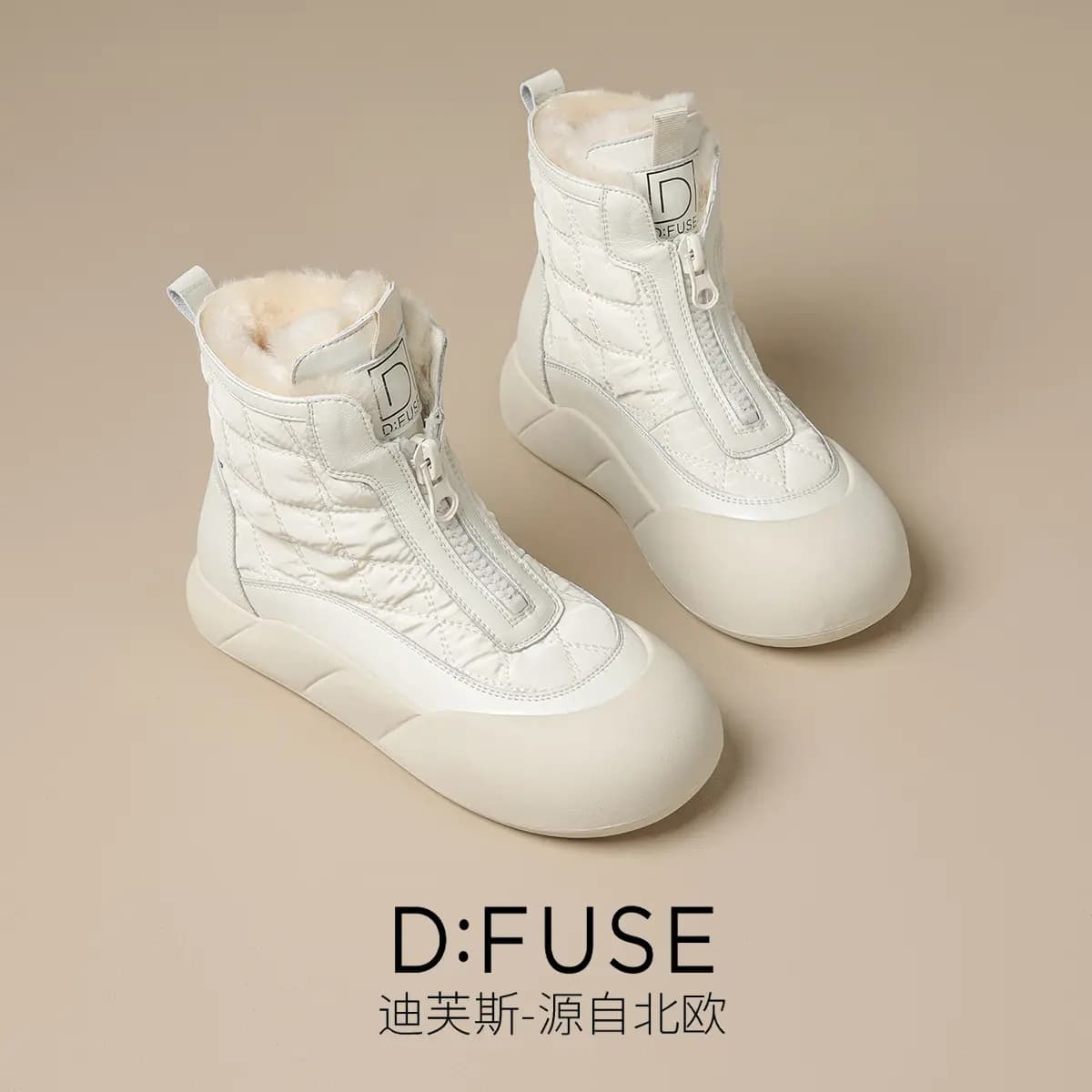 D:FUSE SCANDINAVIA Qadın Qısaboğaz Çəkmə 13